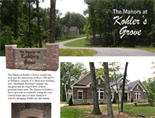 Tablet Screenshot of manorsatkohlersgrove.heartlandshome.com